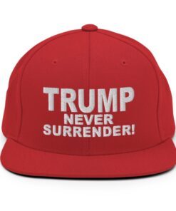 Trump Never Surrender Red Hats