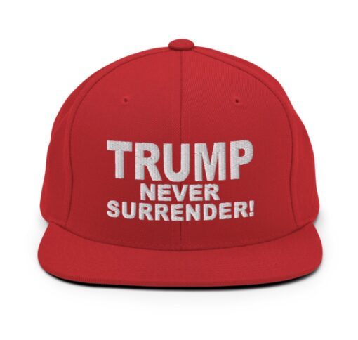 Trump Never Surrender Red Hats