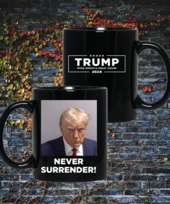 Trump Never Surrender Tweet Mug Coffee