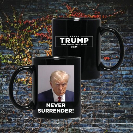 Trump Never Surrender Tweet Mug Coffee