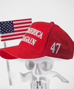 Trump Official MAGA 45-47 Snapback Hat Fronts