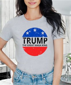 Trump The Great Maga King Logo T-Shirt