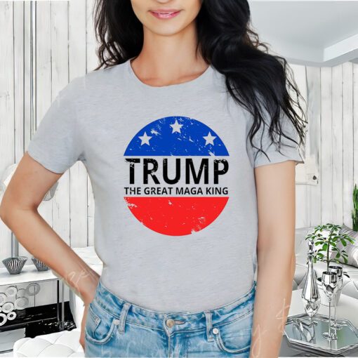 Trump The Great Maga King Logo T-Shirt
