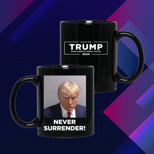 Trump campaign releases Never Surrender Mug 2