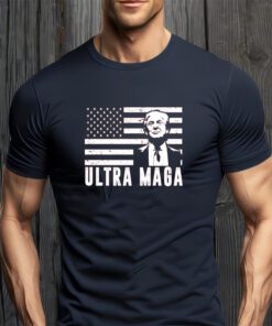 Ultra Maga Donald Trump Usa Flag T-ShirtS