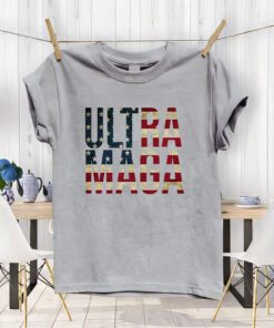 Ultra Maga USA Flag T-ShirtS