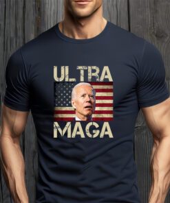 Ultra Maga Usa Flag Joe Biden Funny T-ShirtS
