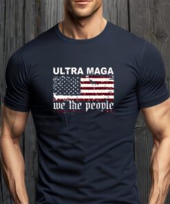 Ultra Maga We The People USA Flag Vintage T-ShirtS