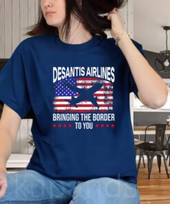Vintage Desantis Airlines Bringing The Border To You Shirt