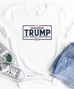 Vote Trump make America great again 2024 support Trump with this vote Trump shirt