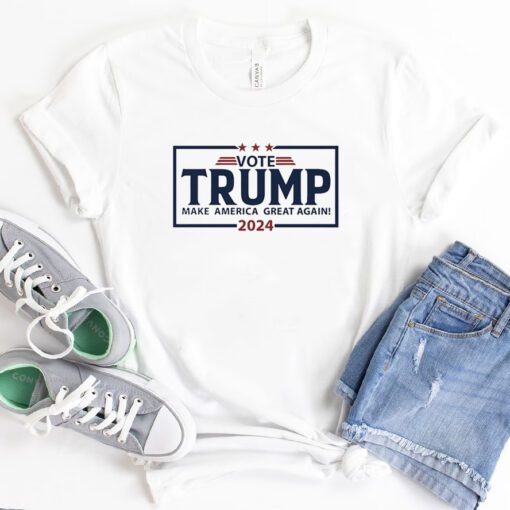 Vote Trump make America great again 2024 support Trump with this vote Trump shirt