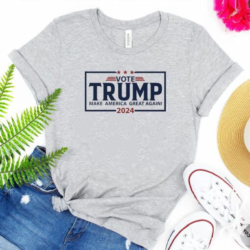 Vote Trump make America great again 2024 support Trump with this vote Trump shirts