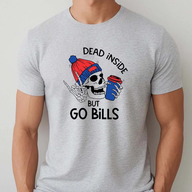Bills Halloween Skeleton T-Shirt 5 Bills Halloween Skeleton T-Shirtt