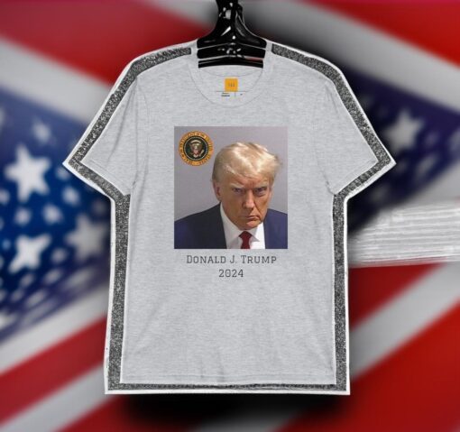 Donald J Trump Presidential Seal Mugshot Shirts