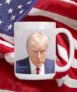 Donald Trump Mug Shot Limited Edition Donald Trump Mug Shot Mug with TRUMP 2024