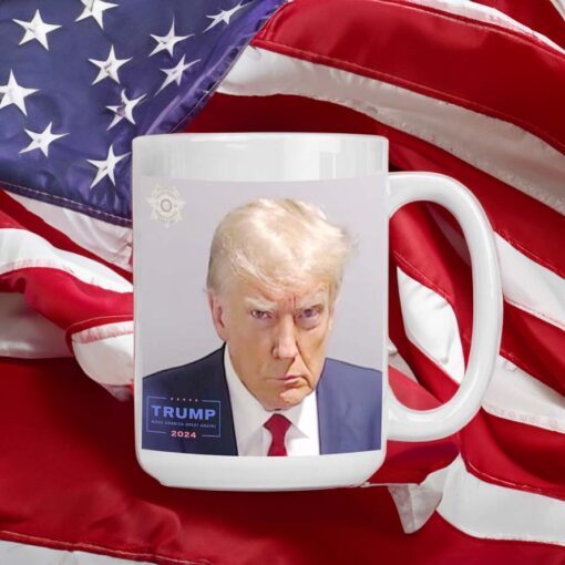 Donald Trump Mug Shot Limited Edition Donald Trump Mug Shot Mug with TRUMP 2024