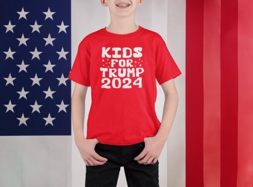 Kids For Trump 2024 Tee Shirt