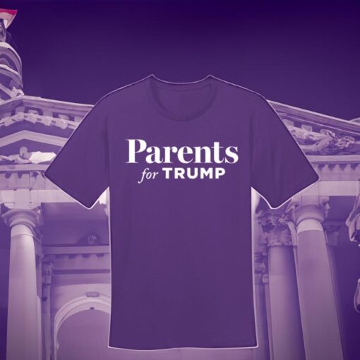 Parents for Trump Purple Premium Cotton T-Shirt