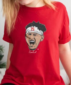 Patrick Mahomes Swag Head T-Shirts