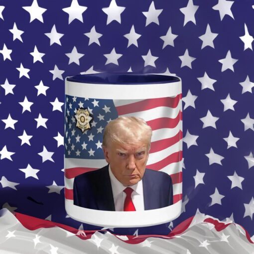 Patriotic Trump Mug Shot Mugs Official Trump Mug Shot Mug