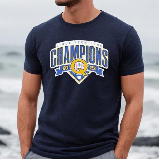 Quebec capitales champions de LA ligue frontiere 2023 logo shirts