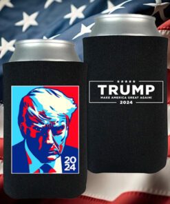 Trump 2024 Colorblock Beverage Cooler
