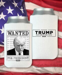 Trump 2024 Wanted Beverage Cooler