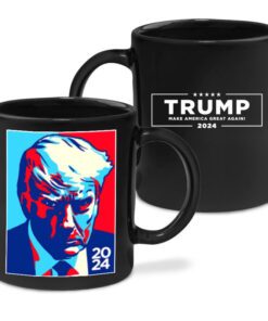 Trump Colorblock Coffee Mug Black