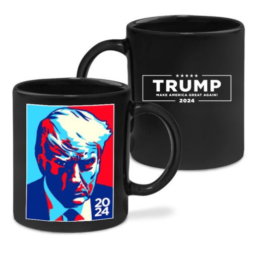 Trump Colorblock Coffee Mug Black