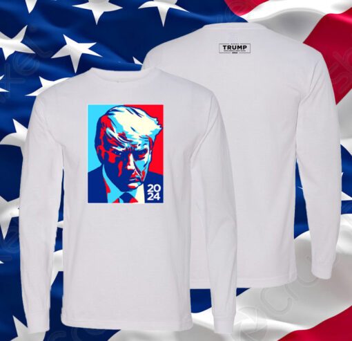 Trump Colorblock Long Sleeve Shirts
