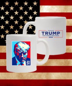Trump Colorblock White Coffee Mug