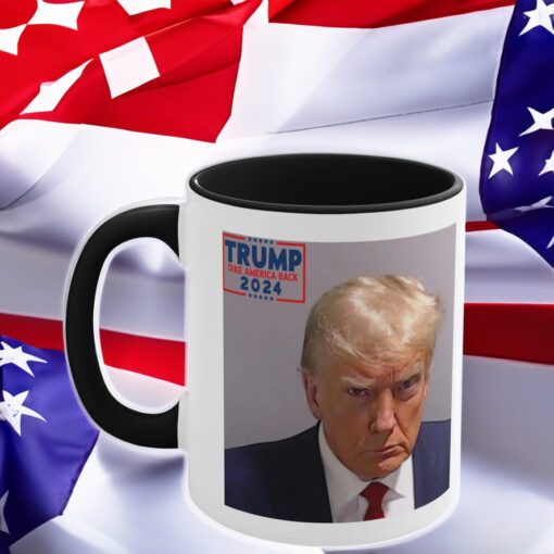 Trump Mug Shot Trump 2024 Mugs - 11oz Mug with Official and Iconic Mug Shot and Campaign Logo Unique Collectible