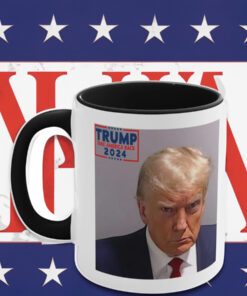 Trump Mug Shot Trump 2024 Mugs - 11oz Mug with Official and Iconic Mugs Shot and Campaign Logo Unique Collectible