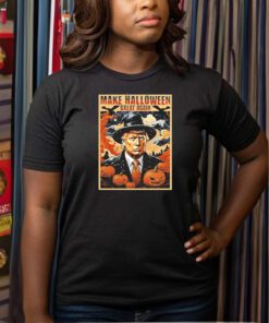 Trump Mugshot Trump Make Halloween Great Again Halloween 2023 T-Shirt