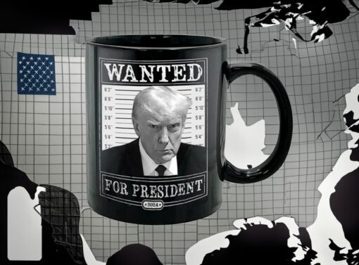 Trump Wanted Mugshot 11oz Mug