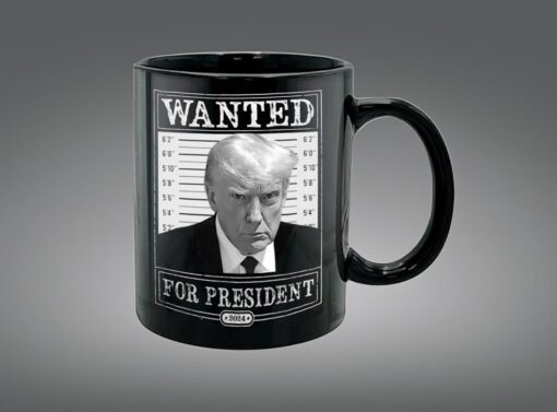 Trump Wanted Mugshot 11oz Mugs