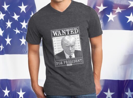 Trump Wanted Unisex V Neck T-Shirt