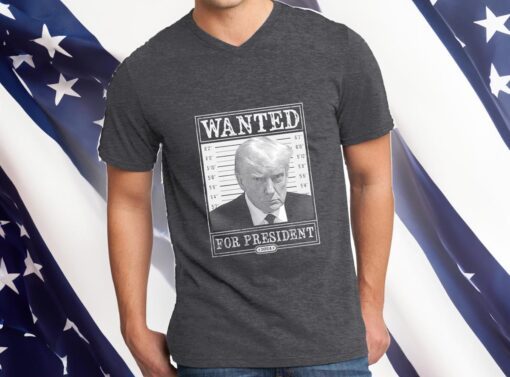 Trump Wanted Unisex V Neck T-Shirts