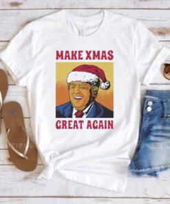 Trump make Christmas great again funny Christmas T-shirts