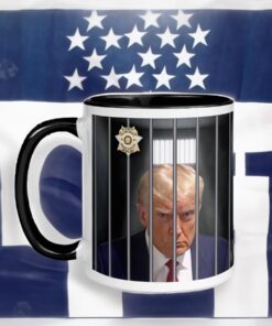 Trump mugshot Mug, Lock him up , Trump for Prison 2024 Mugs