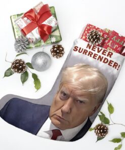 MAGA Trump Never Surrender Christmas Stockings