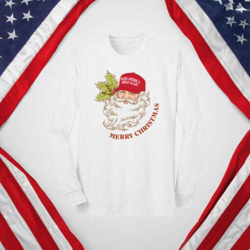 Trump Santa MAGA Long Sleeve T-Shirt