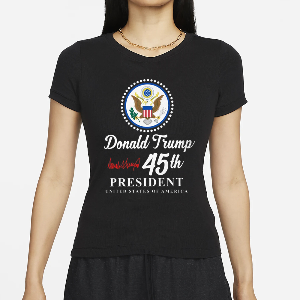 Donald Trump Presidential Signature T-Shirt