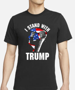 I Stand With Trump Silhouette T-Shirt