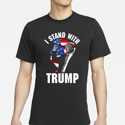 I Stand With Trump Silhouette T-Shirt
