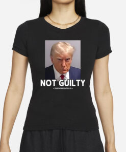 Trump Mugshot NOT GUILTY Unisex Classic T Shirts