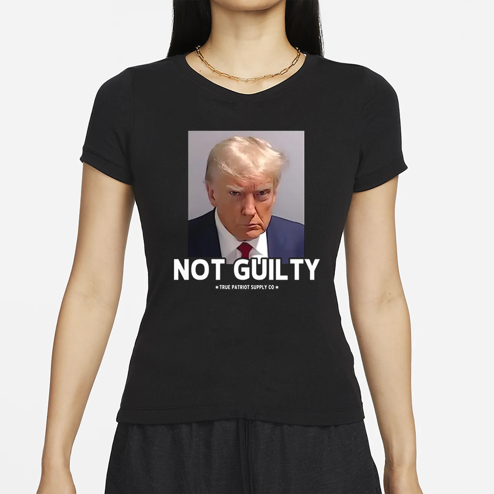 Trump Mugshot NOT GUILTY Unisex Classic T Shirts