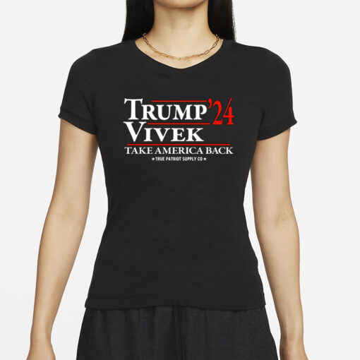 Trump Vivek 2024 Take America Back Unisex Classic T Shirts