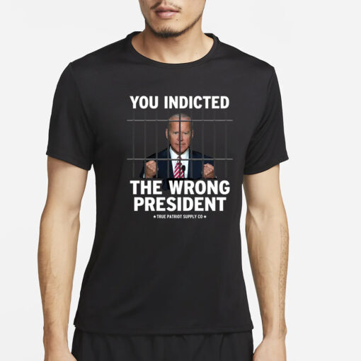 You Indicted The Wrong President Anti Biden Pro Trump Unisex Classic T Shirt4