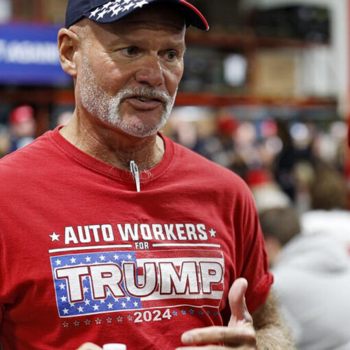 Auto worker for trump 2024 shirt
